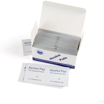 Non Woven Disposable Medical Alcohol Prep Pad 75% Alcohol Swabs 70% Isopropyl Alcol Almohadilla De Alcohol