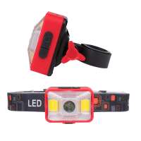 2020 Mini Outdoor Camping Head Torch Lamp Micro USB Rechargeable ABS LED Headlamp Headlight With USB Charge