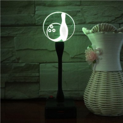 USB Light 7 Colors USB Light Bowling Shape USB Night Light